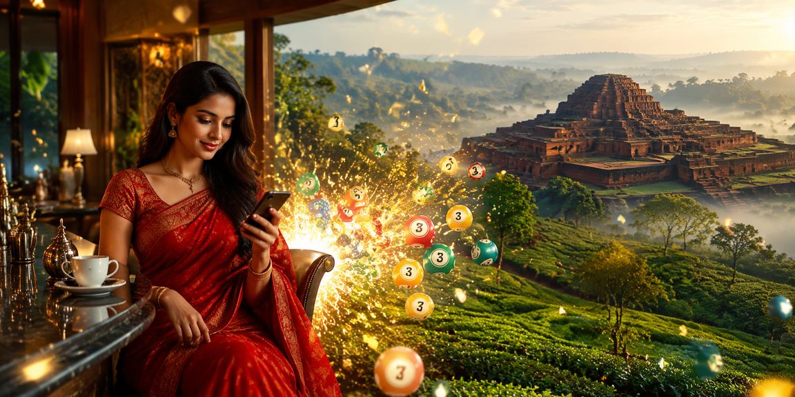বাংলাদেশে লটারি বিজয়ীর সাদা শাড়ি পরিহিত ছবি
